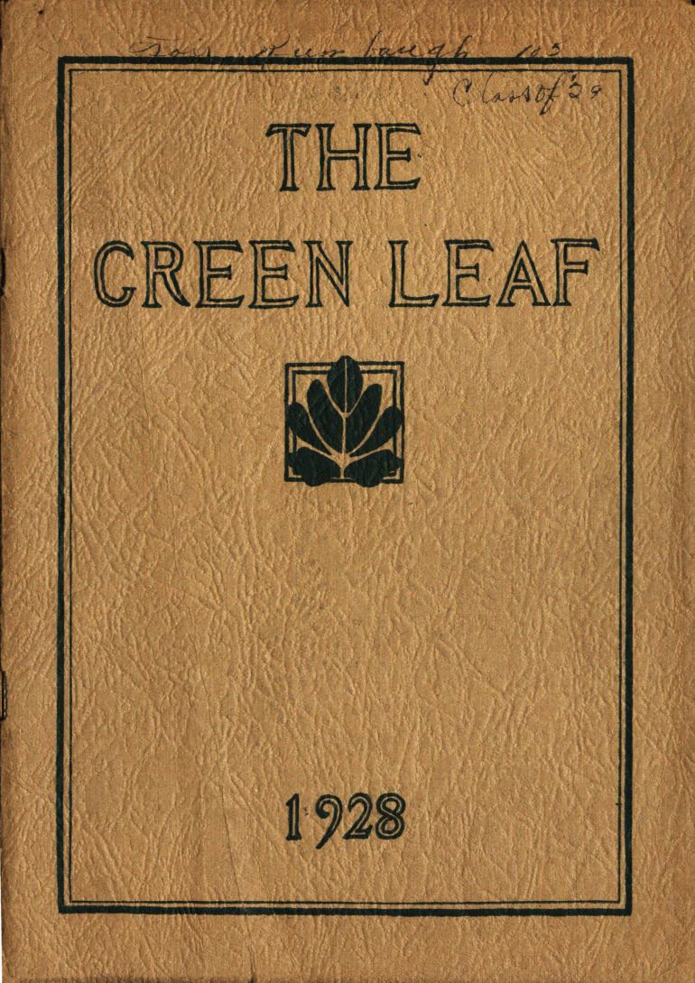 1928 Whittier Junior High Yearbook